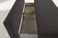 Exline Sofa rozkładana 3-osobowa ciemnoszara ARIEL
