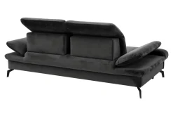 Sofy|Instilo Sofa rozkładana 3-osobowa FIJI grafitowa