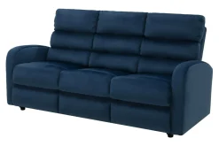 Sofy| Sofa rozkładana 3-osobowa granatowa SWELL