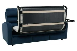 Sofy| Sofa rozkładana 3-osobowa granatowa SWELL