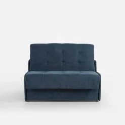 Sofy|Sofy| Sofa rozkładana 2-osobowa granatowa MATI II
