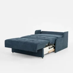 Sofy|Sofy| Sofa rozkładana 2-osobowa granatowa MATI II