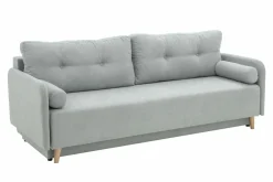Sofa rozkładana 3-osobowa jasnoszara TAMPA