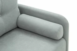 Sofa rozkładana 3-osobowa jasnoszara TAMPA