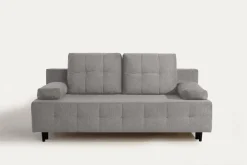 Sofy|Exline Sofa rozkładana 3-osobowa jasnoszara ARIEL