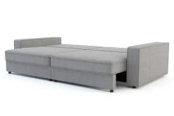 Sofy| Sofa rozkładana 4-osobowa MARKOS jasnoszara