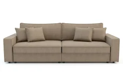 Sofy| Sofa rozkładana 4-osobowa MARKOS beżowa