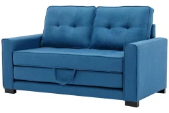 Sofa rozkładana 2-osobowa niebieska WARIANO