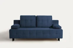 Sofy|Exline Sofa rozkładana 3-osobowa niebieska ARIEL