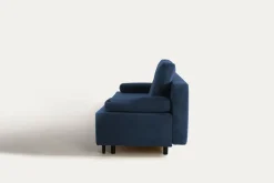 Sofy|Exline Sofa rozkładana 3-osobowa niebieska ARIEL