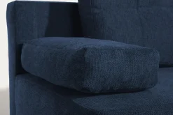 Sofy|Exline Sofa rozkładana 3-osobowa niebieska ARIEL