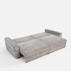 Sofa rozkładana 4-osobowa NOEMI jasnoszary