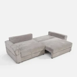 Sofa rozkładana 4-osobowa NOEMI jasnoszary