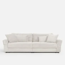 Sofy| Sofa rozkładana 4-osobowa NOEMI kremowy