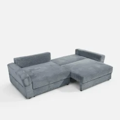Sofa rozkładana 4-osobowa NOEMI szary