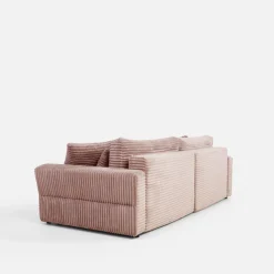 Sofy| Sofa rozkładana 4-osobowa NOEMI pudrowy róż