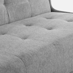 Dzieci Sofa rozkładana 3-osobowa popielata MATI III