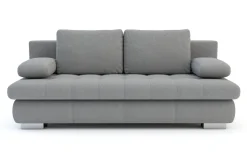 Sofy| Sofa rozkładana 3-osobowa szara PRATO