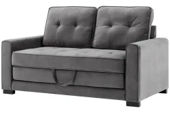 Sofa rozkładana 2-osobowa szara WARIANO