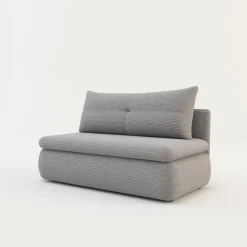 Dzieci Sofa rozkładana 2-osobowa szara ELIAS II