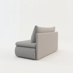 Dzieci Sofa rozkładana 2-osobowa szara ELIAS II