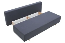 Exline Sofa rozkładana 3-osobowa szara OTTA BIS