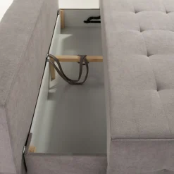 Sofa rozkładana piaskowa ROSIE