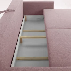 Sofy|Exline Sofa rozkładana różowa MOZI