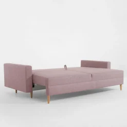 Sofy|Exline Sofa rozkładana różowa MOZI