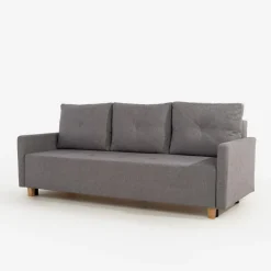 Sofy| Sofa rozkładana szara ALBERTA