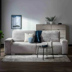 Sofy| Sofa rozkładana szara ANAFI