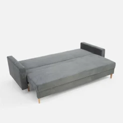 Sofy|inny Sofa rozkładana szara AURA