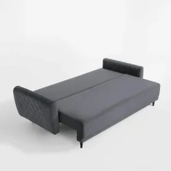 Sofy|inny Sofa rozkładana szara ROMA