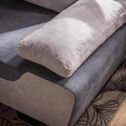 inny Sofa rozkładana szara SALINA
