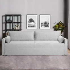 Sofy| Sofa rozkładana szara TAGO