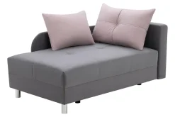 Dzieci Sofa rozkładana szaro-różowa LETTO prawa