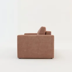 Sofy|Sofy| Sofa rozkładana sztruksowa różowa SOFI