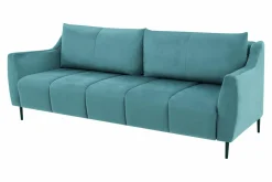 Fresh Sofa rozkładana turkusowa 3-osobowa ETNA