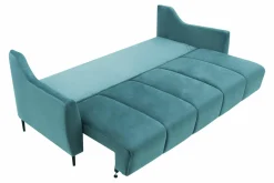 Fresh Sofa rozkładana turkusowa 3-osobowa ETNA