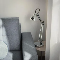 Sofy| Sofa rozkładana z pikowaniem szara LILA