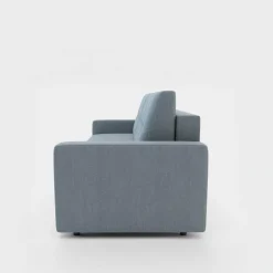 Sofy| Sofa rozkładana z pikowaniem szara LILA