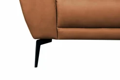 Trend Line Sofa skórzana brązowa 3 os SPRING