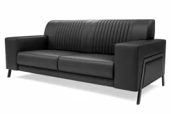 Sofy| Sofa skórzana czarna ZENIT