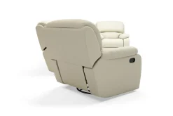 Komplety Wypoczynkowe| Sofa skórzana i dwa fotele z funkcją relax ORLANDO