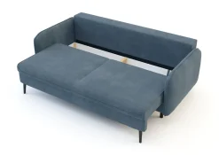 Sofa szara VAMOS nóżki czarne