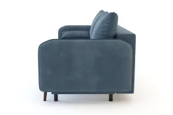 Sofa szara VAMOS nóżki orzech