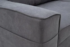 Mavik Sofa szara z kieszenią LOLLY