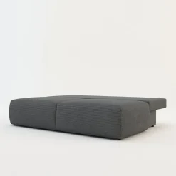 Sofy|inny Sofa sztruksowa ciemnoszara SUN