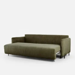 Sofy|inny Sofa sztruksowa oliwkowa SORRENTO NEW
