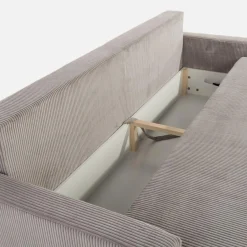 inny Sofa sztruksowa szara DIEGO